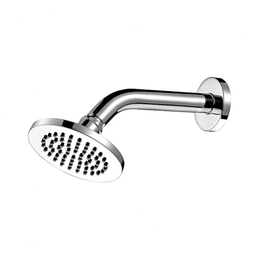 Chuveiro Articulável Redondo Com Haste Cromado Lexxa 10x10cm - Imagem principal - 9569adae-be7a-4dd2-97b7-1d060fe1b5c8