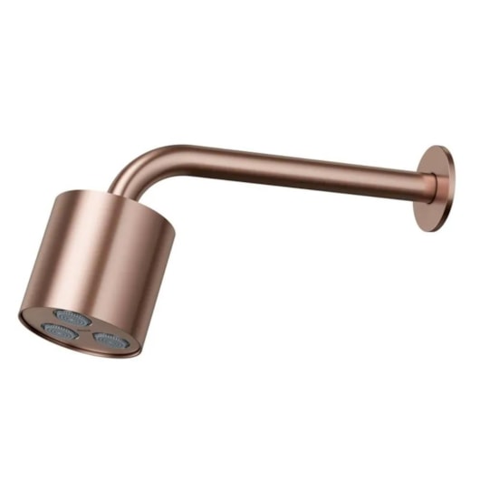 Chuveiro Com Arejador Crivo Cobre Escovado Mix&Match  Docol - Imagem principal - 7a576b24-c5c4-4da7-959d-6dfdb90755b9