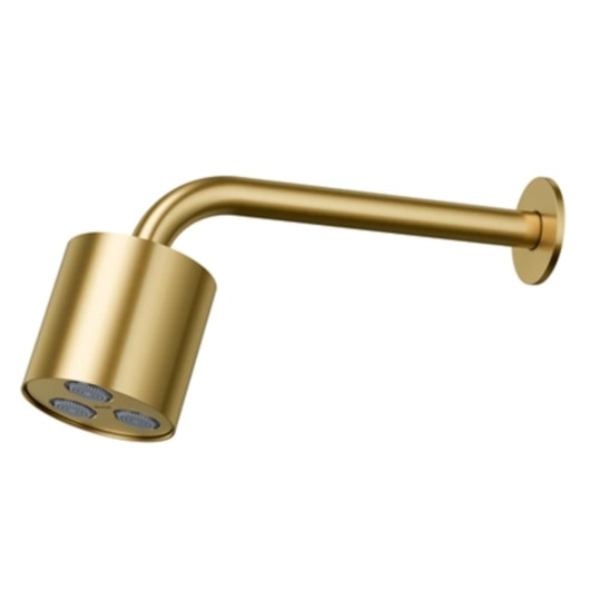 Chuveiro Com Arejador Crivo Ouro Escovado Mix&Match Docol - Imagem principal - c5714711-a8a1-49e9-ab79-7e4f20d9da3c