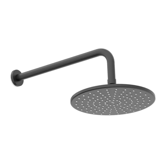 Chuveiro Com Braço De Parede Basic Preto Matte Celite 15cm - Imagem principal - e80dfef0-b333-4a9d-a840-d136940e7621
