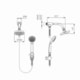 Chuveiro Com Desviador e Ducha Manual Basic Cromado Celite 120mm - 73ec01ec-8ce2-42f8-a38d-157c1b804566