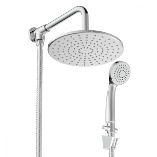 Chuveiro Com Desviador E Ducha Manual Life Cromado Celite 22cm - Imagem principal - 37063aec-c3f8-46be-9049-4b0669b4c9ef