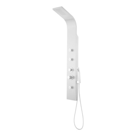Chuveiro De Coluna Rb351525 Branco Matte Rubinettos - Imagem principal - 927deeb3-c79b-4590-990d-d363e55f424b