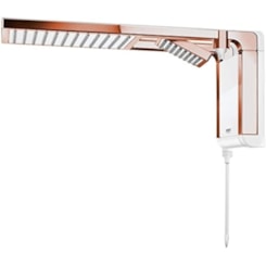 Chuveiro De Parede Acqua Duo Lorenzetti Branco/ Rose Gold 220v/6800w Chuveiro De Parede Acqua Duo Lorenzetti Branco/ Rose Gold 220v/6800w