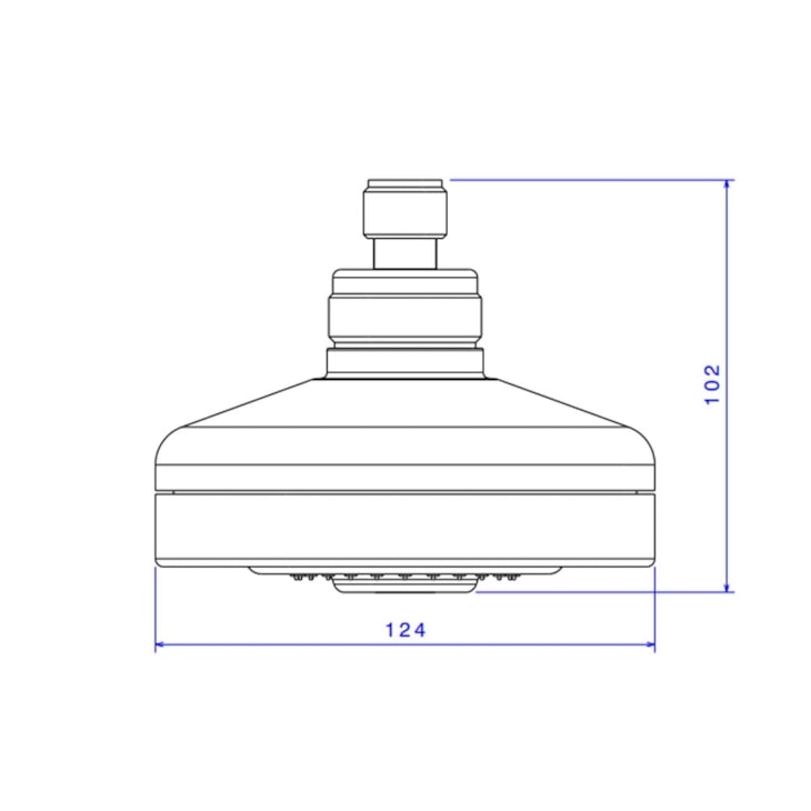 Chuveiro De Parede Acqua Plus Sem Tubo Red Gold Deca