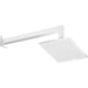 Chuveiro De Parede Com Braço Kr107c Branco Matte Kromma 20x20cm - c35a2088-4a7f-485f-b1df-f5a8d972e091