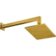 Chuveiro De Parede Com Braço Kr107c Bronze Escovado Kromma 20x20cm - 71338719-6392-4077-a029-eb2fa01e7b5d