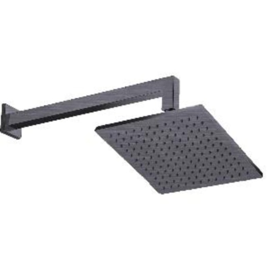Chuveiro De Parede Com Braço Kr108c Black Matte Kromma 30x30cm - Imagem principal - e5cf7b35-9660-4b8a-be85-6db2bd159006