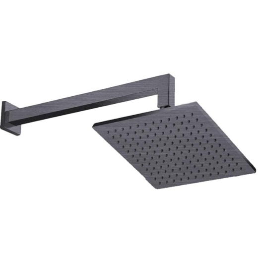 Chuveiro De Parede Com Braço Kr108c Titânio Escovado Kromma 30x30cm - Imagem principal - 1e0d4921-ca53-407a-b51b-78192badfed3