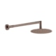 Chuveiro De Parede Com Braço Redondo Kr235c Bronze Hera Escovado Kromma 20x20cm - 51aee7d5-2e54-4c93-8dd3-48733228935d