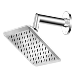 Chuveiro De Parede Docolslim Cromado Docol 17x17cm