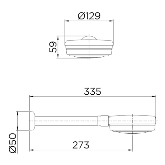 Chuveiro De Parede Novo Technoshower Grafite Escovado Docol - Imagem principal - 8f4beb69-05b6-4b87-85d3-4ff758217439