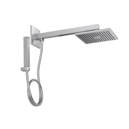 Chuveiro De Parede Quadrado Acqua Plus 1992 Com Ducha E Desviador Cromada Deca - Imagem principal - e691f47f-00ea-400c-bde9-ec006a408160
