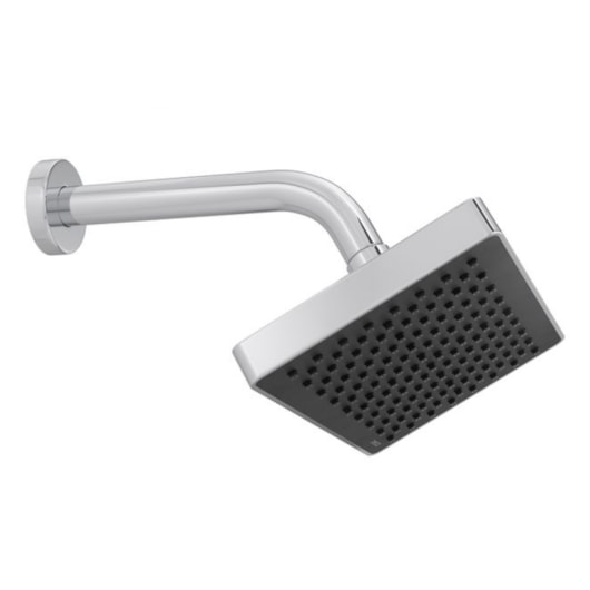 Chuveiro De Parede Quadrado Flex Plus Cromado Deca - Imagem principal - 5e08b0cc-3323-4765-a2ca-646c9c667c6d
