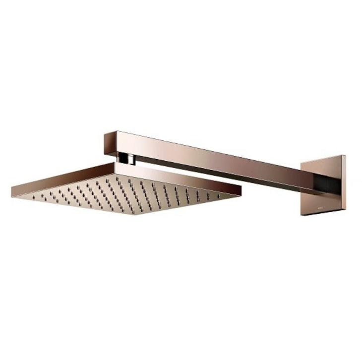 Chuveiro De Parede Quadrado Heaven Q200 Cobre Polido Docol
