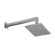 Chuveiro De Parede Quadrado Rb4180p  Aço Escovado Rubinettos 20x20cm - dc92cbbd-040a-4506-bd88-ddfc95fd1d2d