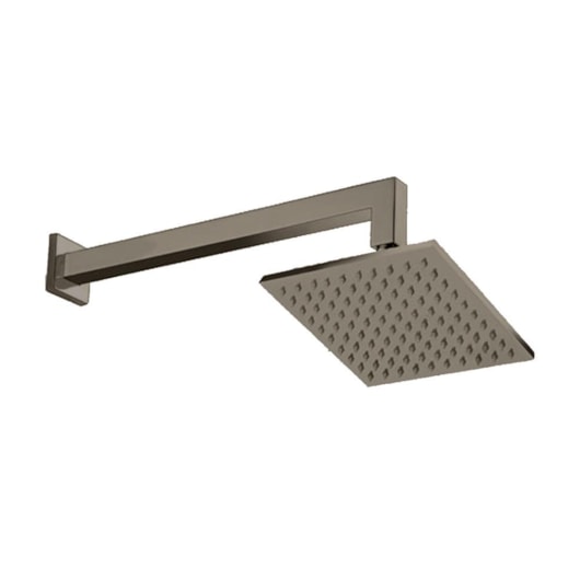 Chuveiro De Parede Quadrado Rb4180p Onix Matte Rubinettos 20x20cm - Imagem principal - 9c87dc90-7eec-401e-ae74-d3f8d227be6d