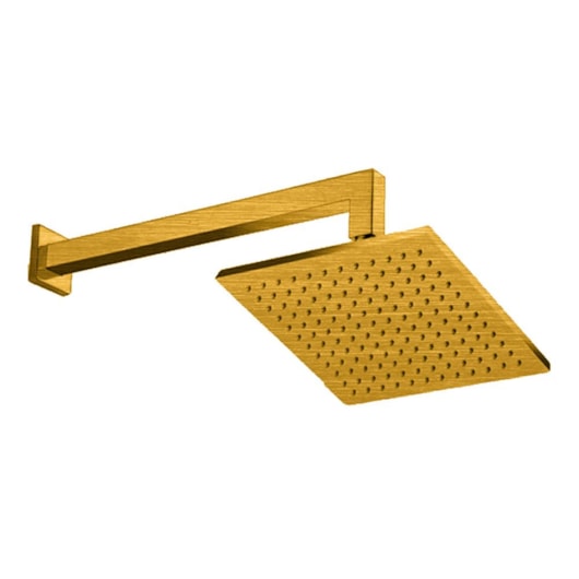 Chuveiro De Parede Quadrado Rb4185p Bronze Escovado Rubinettos 30x30cm - Imagem principal - fbc04a94-c1c9-48c0-a5e2-09ed8b5e9dd3