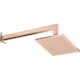 Chuveiro De Parede Quadrado Rb84185p Rose Gold Rubinettos30x30cm - a7262511-fec7-430c-bf7c-669bd6584cb4