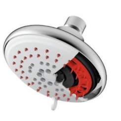 Chuveiro De Parede Redonda Com 5 Funções Clean C16 Cromada Lorenzetti