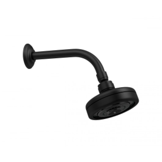 Chuveiro De Parede Redondo Acqua Plus Com Tubo Black Matte Deca - Imagem principal - 59784cf0-f752-4a42-9c64-7add5613d211