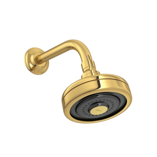 Chuveiro De Parede Redondo Acqua Plus Com Tubo Curvo Gold Deca - Imagem principal - 966d50a1-9050-45a9-a4e1-5fd939e9f4cc