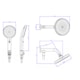 Chuveiro De Parede Redondo Com Desviador Flex Plus Cromado Deca - c2fab3ce-61ac-4723-8ffe-79a21a9de542