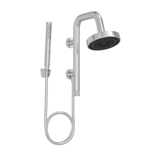 Chuveiro De Parede Redondo Com Desviador Select Eco Cromado Deca 16cm - Imagem principal - 9bbec4cc-cf19-4429-b776-5940634b967c