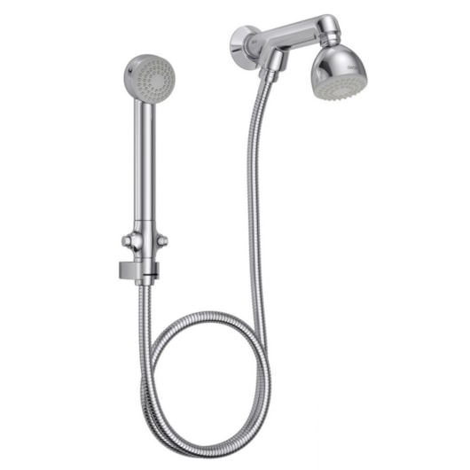 Chuveiro De Parede Redondo Max 1975 Com Desviador E Ducha Cromado Deca - Imagem principal - e7d1d7d8-851b-4155-9b17-09098f715175