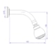 Chuveiro De Parede Redondo Max 1977 Com Tubo Cromado Deca - b0cfecb8-2bc0-4b6b-956d-4fdf8ab7f3cd
