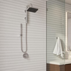 Chuveiro De Parede Retangular Com Desviador Select Eco Cromado Deca 20x16cm
