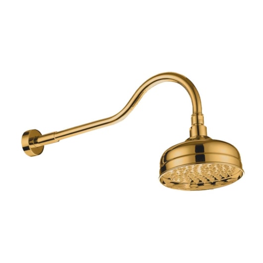 Chuveiro De Parede Retro Rb6857 Gold Matte Rubinettos - Imagem principal - 4aa2306d-40a0-4dae-a62a-a61067cd4550