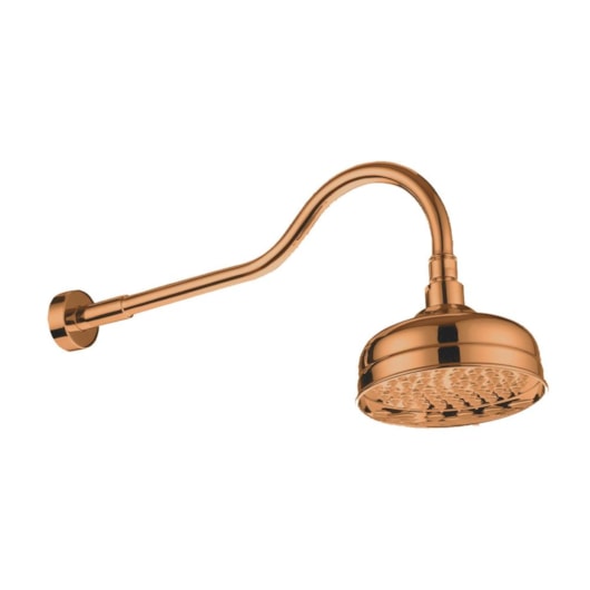 Chuveiro De Parede Retro Rb6857 Rose Gold Matte Rubinettos - Imagem principal - a24b4720-8eb2-4529-9b6c-a0f60ae4a9ff