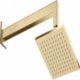 Chuveiro De Teto  Com Braço Dourado Kromma 20x20cm - 13989a5b-201d-4b99-9e4d-ca7c99f90523