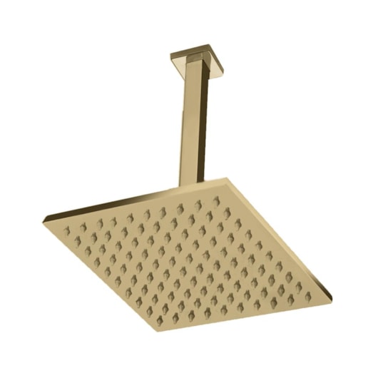 Chuveiro De Teto Com Braço Kr107t Champagne Matte Kromma 20x20cm - Imagem principal - 03c95b65-1116-4009-a11d-a331a9e4dabe