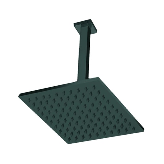 Chuveiro De Teto Com Braço Kr107t Oliva Matte Kromma 20x20cm - Imagem principal - 9423f30e-3b58-487e-b0bc-401c63c37365