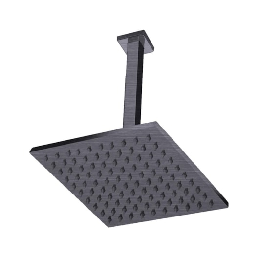 Chuveiro De Teto Quadrado Rb4180t Titânio Escovado Rubinettos 20x20cm - Imagem principal - 31c092ec-9509-439e-b74a-c33ffce6f013