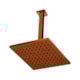 Chuveiro De Teto Quadrado Rb4185t Cobre Escovado Rubinettos 30x30cm - 4645467c-90a7-4b31-a9aa-aaefc9bab2dd
