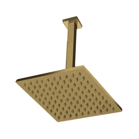 Chuveiro de Teto Quadratta Kr107t Dourado Escovado Kromma 20x20cm - Imagem principal - fffce256-5b20-4201-862d-b5513e4ed12b