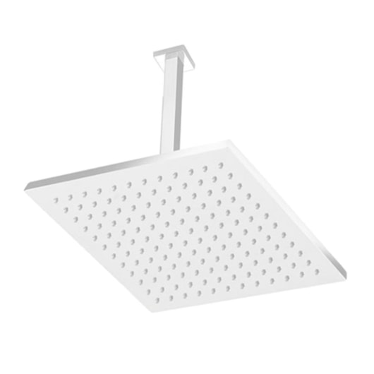 Chuveiro De Teto Rb4190t Branco Matte Rubinettos 40x40cm - Imagem principal - e98ee485-3118-415a-83df-9c0cfef5c636