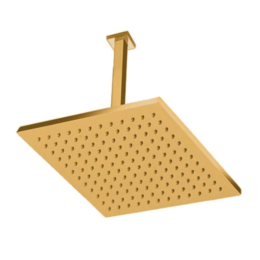 Chuveiro De Teto Rb4190t Gold Matte Rubinettos 40x40cm - Imagem principal - 1678775a-4ef9-4763-bf4f-a3fb77efdc9c
