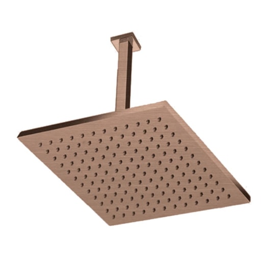 Chuveiro De Teto Rb4190t Rose Gold Escovado Rubinettos 40x40cm - Imagem principal - 32c54549-6fef-4b0e-a9c6-fea0c1835154