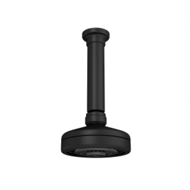 Chuveiro de Teto Redondo Acqua Plus com Tubo Black Matte Deca