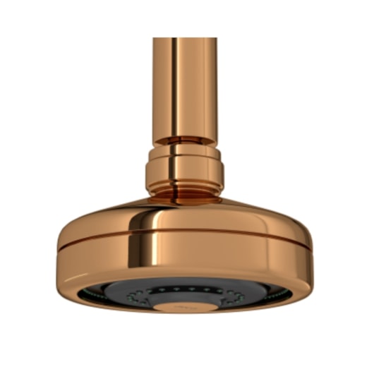 Chuveiro De Teto Redondo Acqua Plus Com Tubo Gold Red Deca - Imagem principal - 428702ef-cd7f-4eab-9961-6ee0365f6776