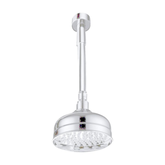 Chuveiro De Teto Retro Rb6857t Branco Matte Rubinettos - Imagem principal - b314a83a-d389-4cda-adea-9522ca5710af