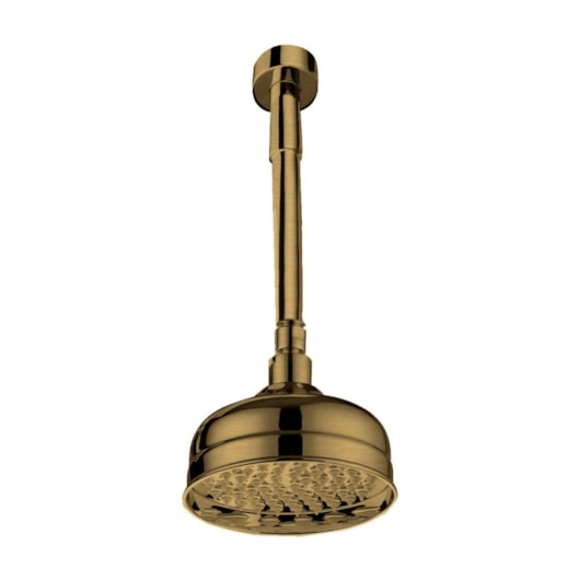 Chuveiro De Teto Retro Rb6857t Dourado Escovado Rubinettos - Imagem principal - c94da5e9-3dad-4e43-a5f3-921a1bb8a484