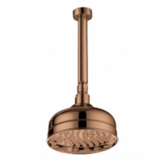 Chuveiro De Teto Retro Rb8857 Rose Gold Rubinettos - Imagem principal - 609bd39f-2fce-4fe0-befa-b686142c3574