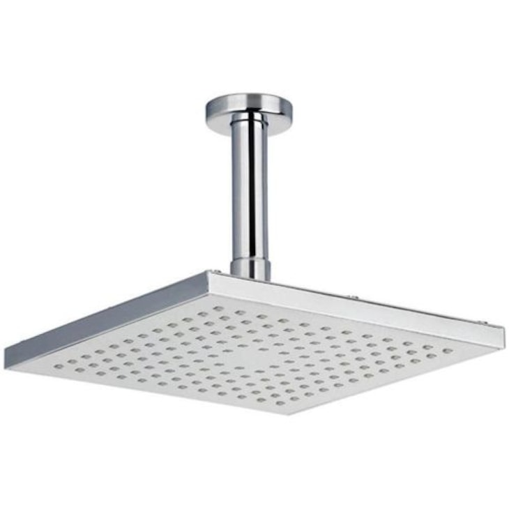 Chuveiro De Teto Viscaya Quadrado Cromado Fabrimar 20cm