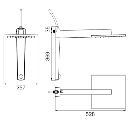 Chuveiro Eletrônico Acqua Century Branco 127V 5500W Lorenzetti - Imagem principal - 0ee466d4-3322-401f-828d-ec37e655d904