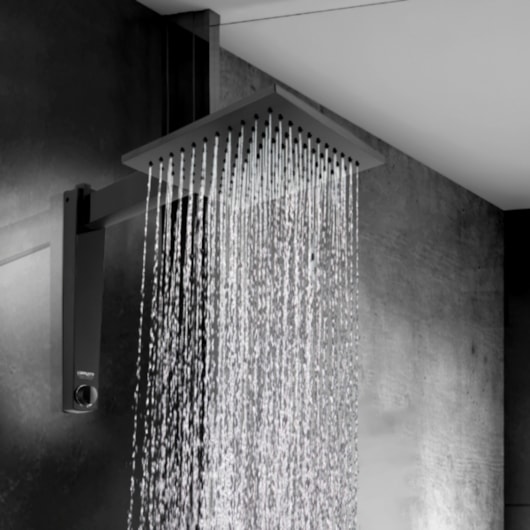 Chuveiro Eletrônico Acqua Century preto 220V 7500W Lorenzetti - Imagem principal - 96841862-6860-4ddb-99ed-92cc837ec37e